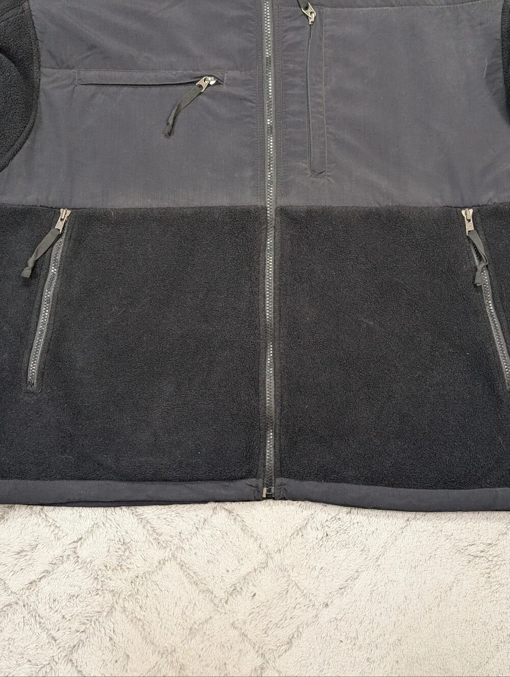 The North Face Jacket Mens XL Black Denali Fleece Full Zip Polartec Outdoor